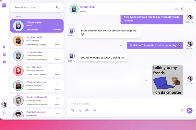 Messenger without bugs and limits